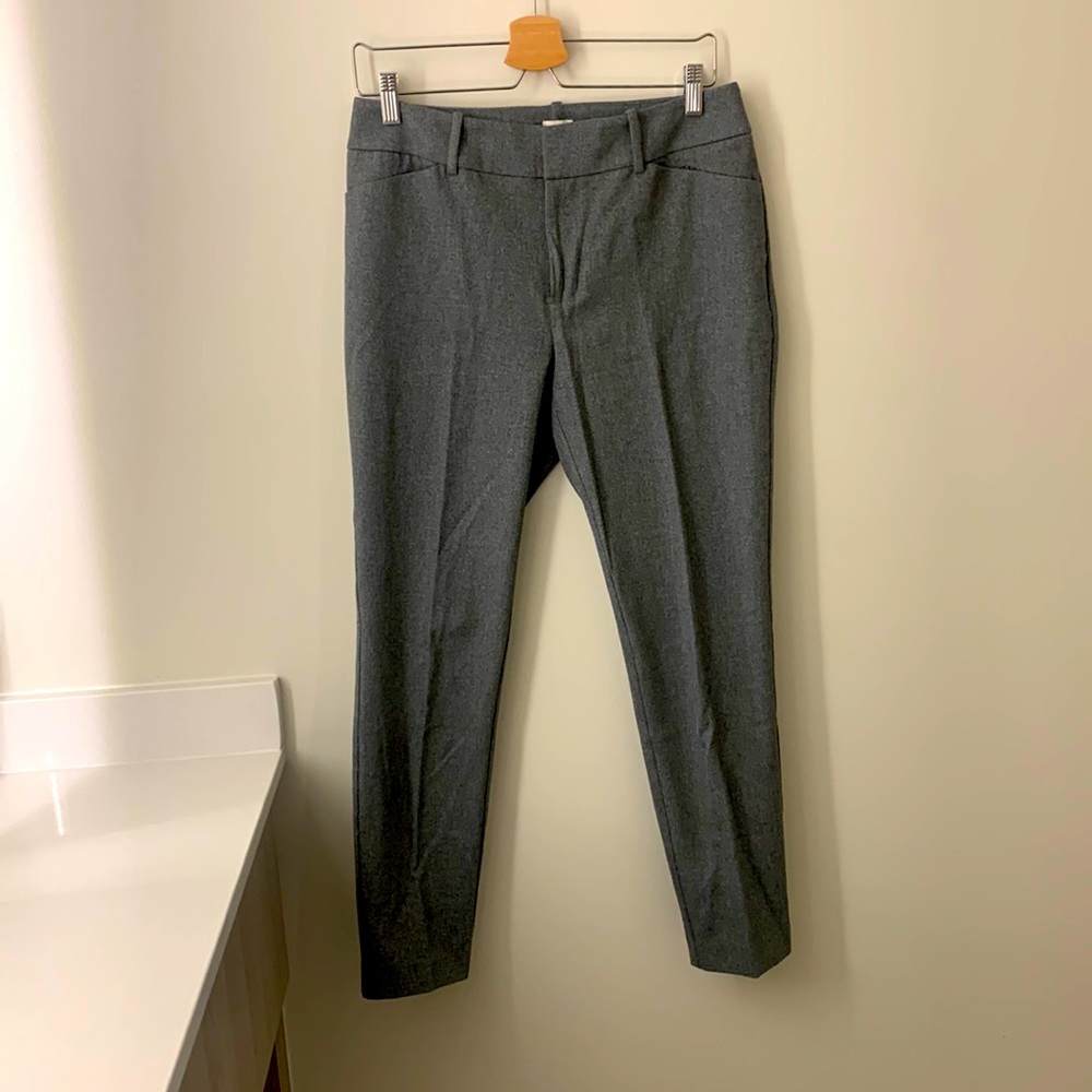 Gray dress pants